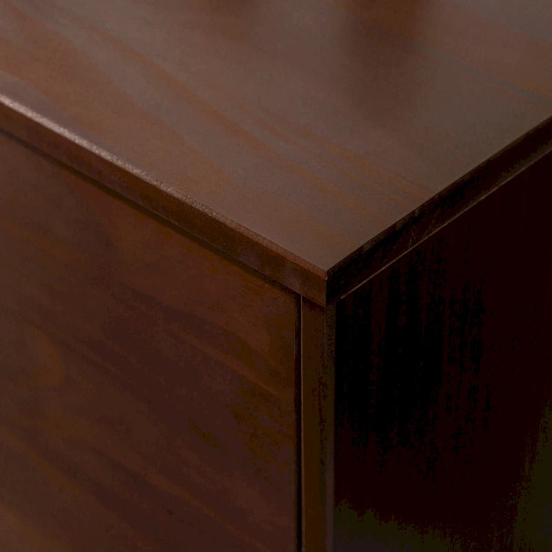 Meuble TV 70 pouces en bois massif de style Mid-Century