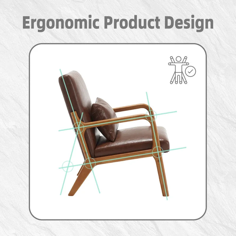 Fauteuil lounge en velours avec coussin