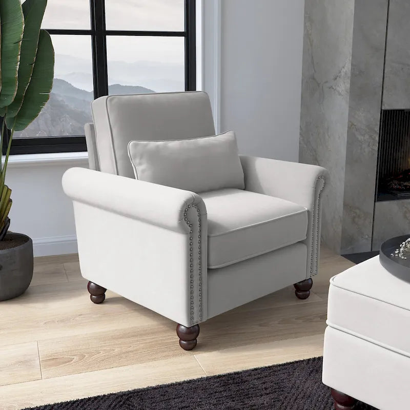 Chaise longue avec accoudoirs