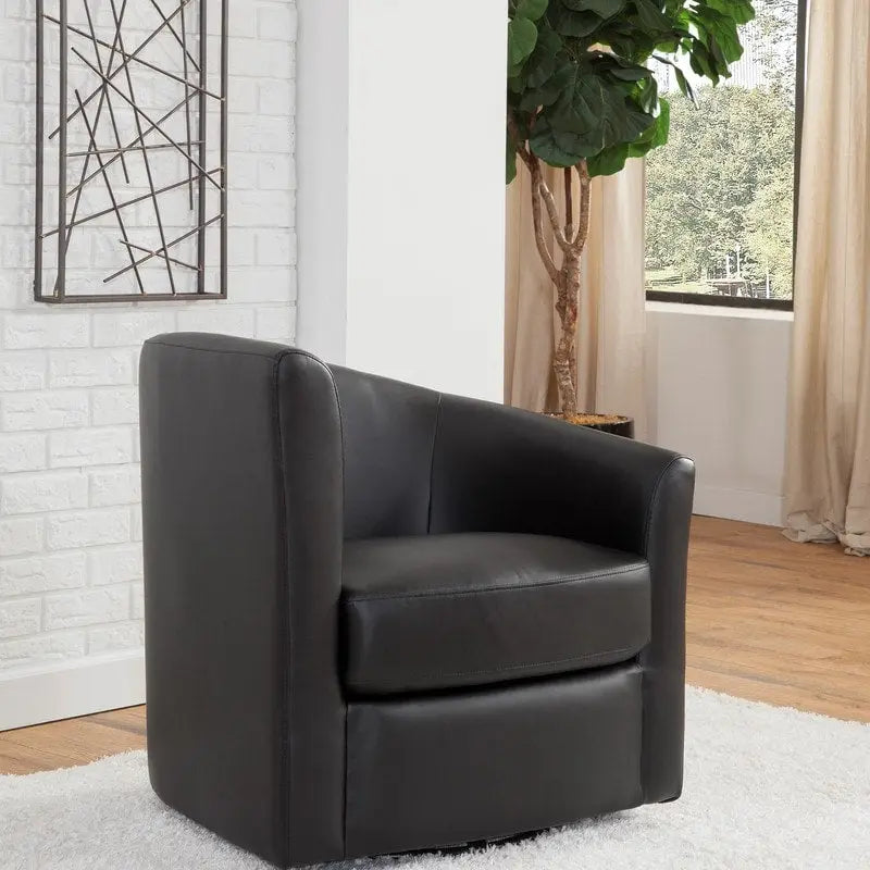 Fauteuil pivotant 360° en similicuir
