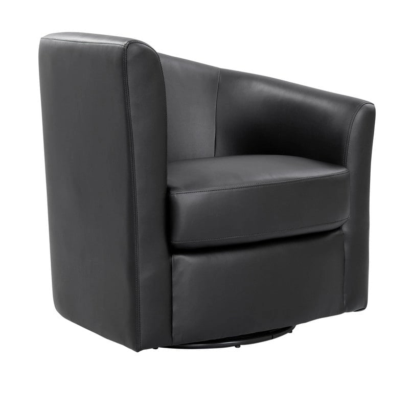 Fauteuil pivotant 360° en similicuir