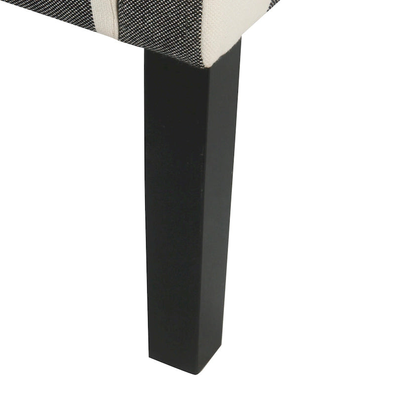 Fauteuil moderne Swoop - Carreaux noirs