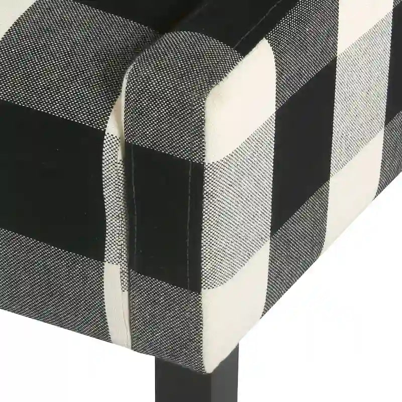 Fauteuil moderne Swoop - Carreaux noirs