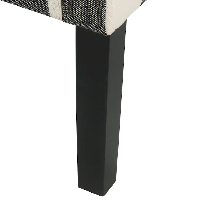 Fauteuil moderne Swoop - Carreaux noirs