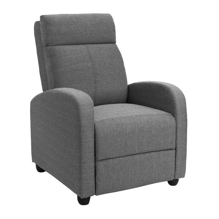 Fauteuil inclinable en tissu pour salon simple