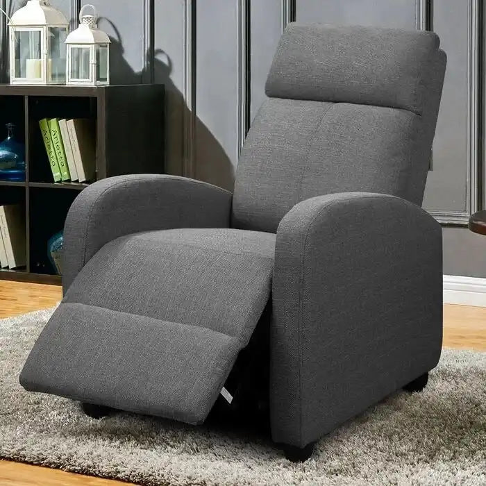 Fauteuil inclinable en tissu pour salon simple
