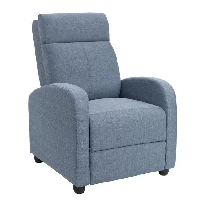 Fauteuil inclinable en tissu pour salon simple