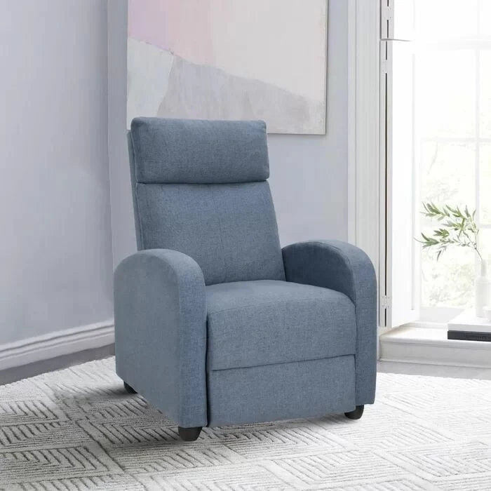 Fauteuil inclinable en tissu pour salon simple