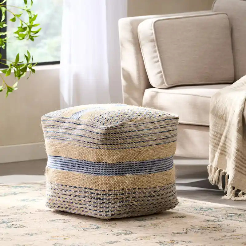 Futon en tissu fait main de style bohème