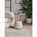 Table d'appoint rembourrée moderne