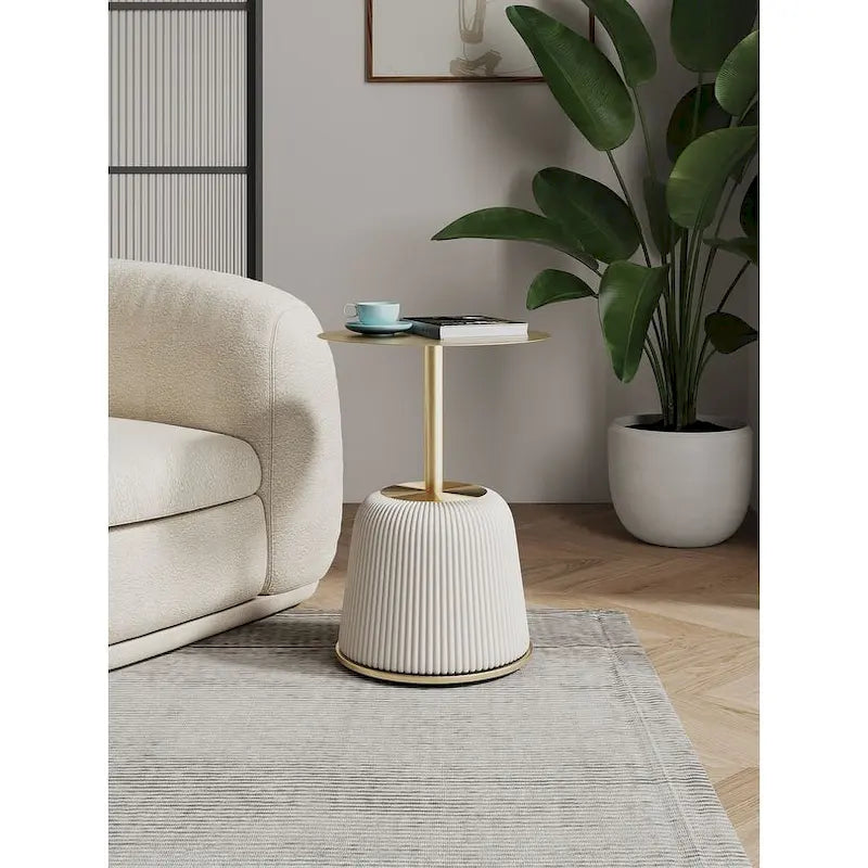 Table d'appoint rembourrée moderne