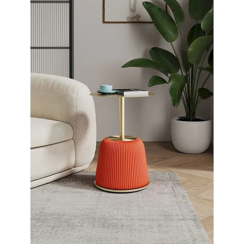 Table d'appoint rembourrée moderne