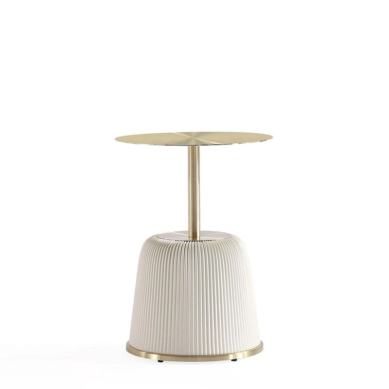 Table d'appoint rembourrée moderne