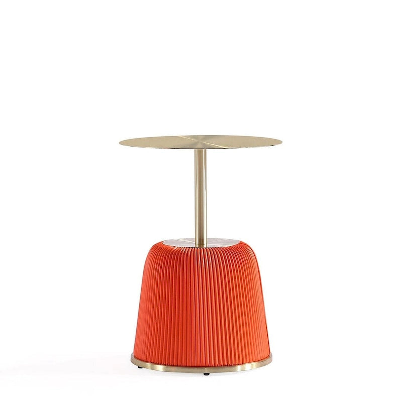 Table d'appoint rembourrée moderne