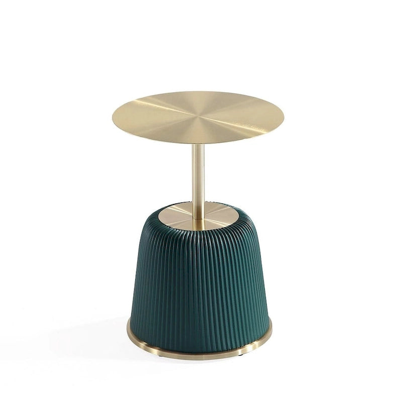 Table d'appoint rembourrée moderne