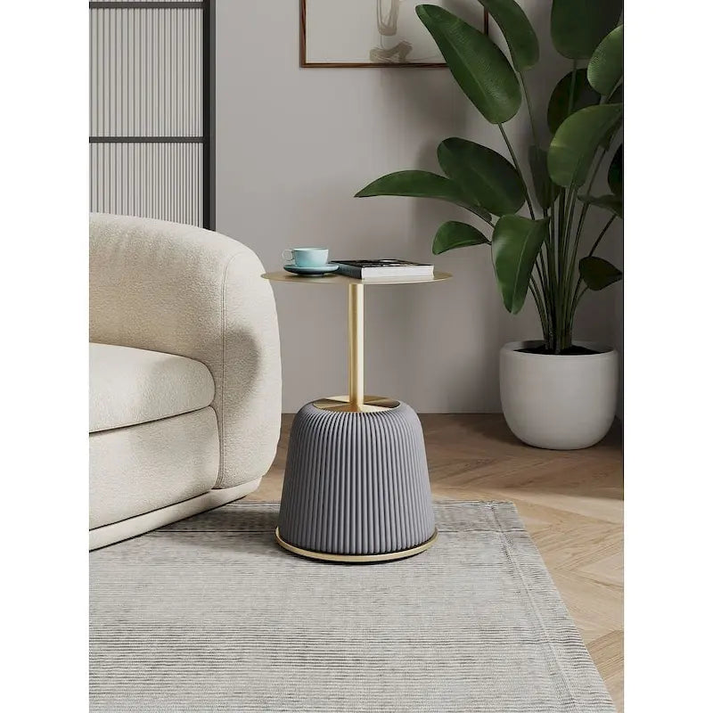 Table d'appoint rembourrée moderne