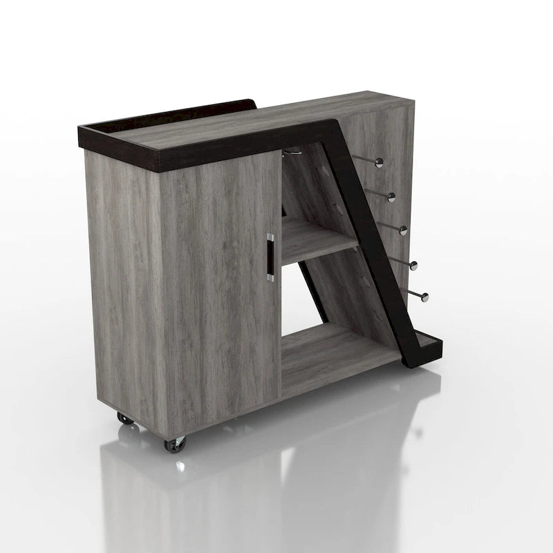 Meuble à vin mobile moderne à six couches