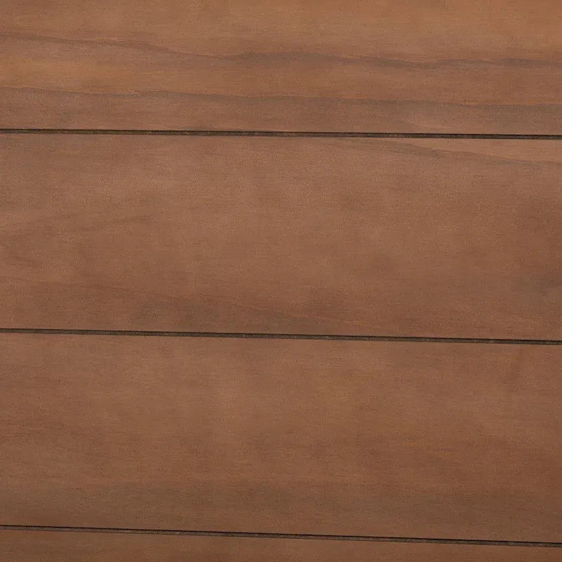 Lit plateforme classique et traditionnel en bois - Noyer marron