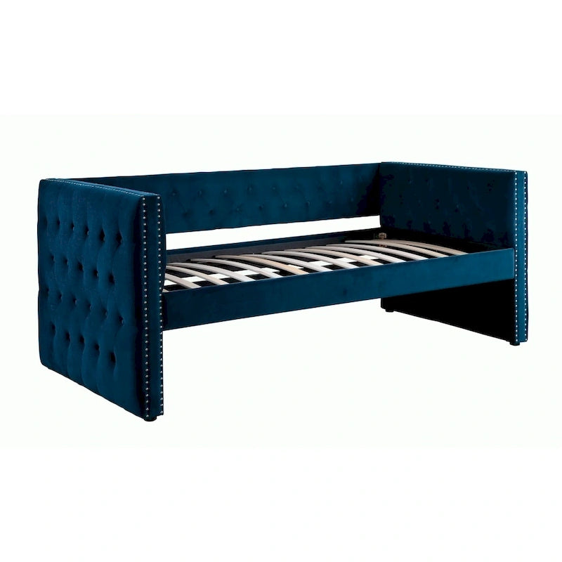 Canapé-lit double matelassé de luxe avec lit gigogne