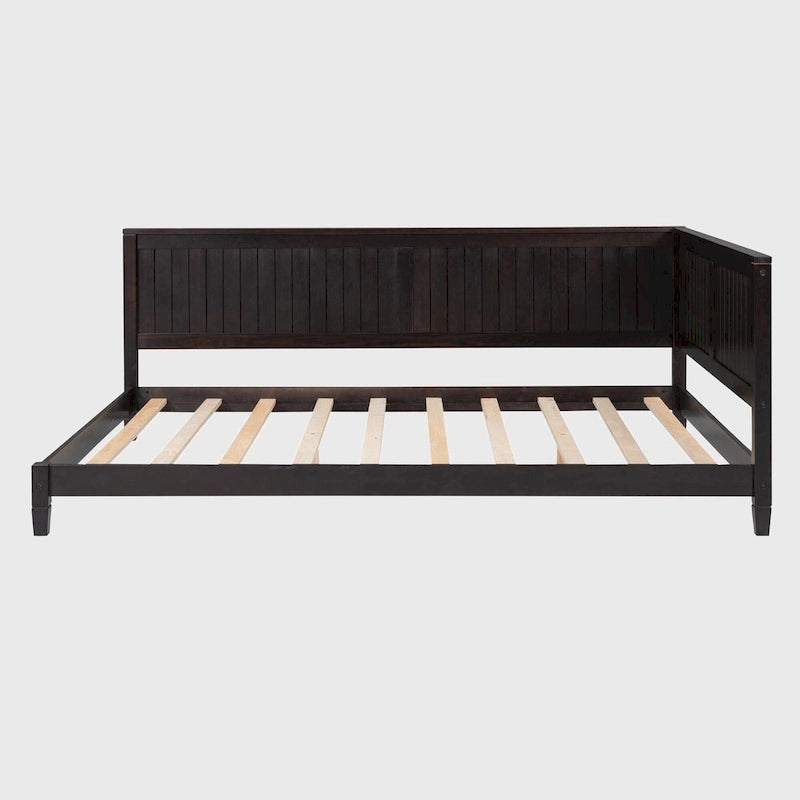 Lit de repos en bois pleine grandeur