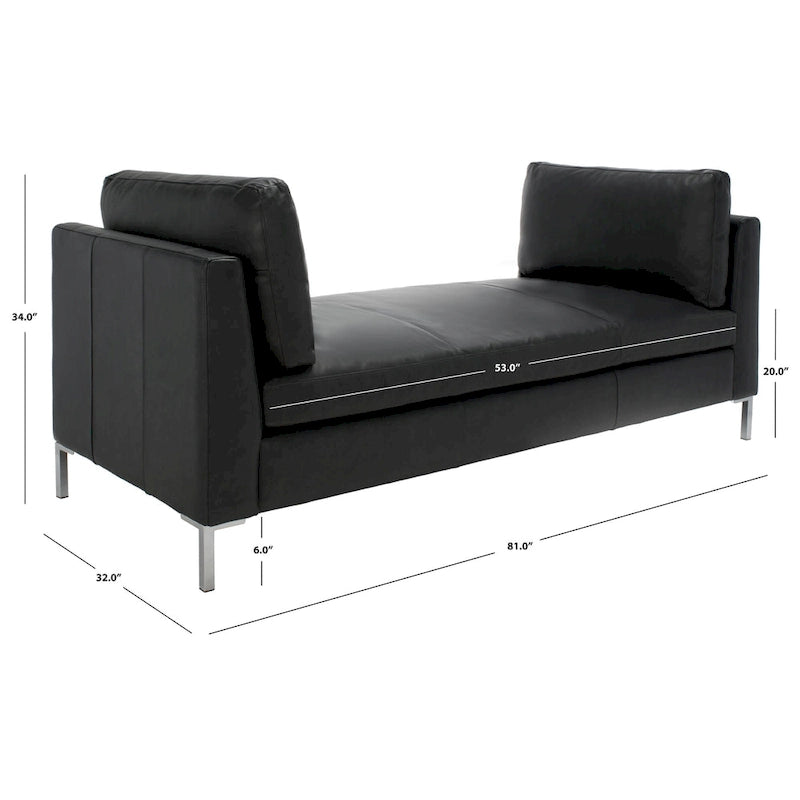 Banc en cuir