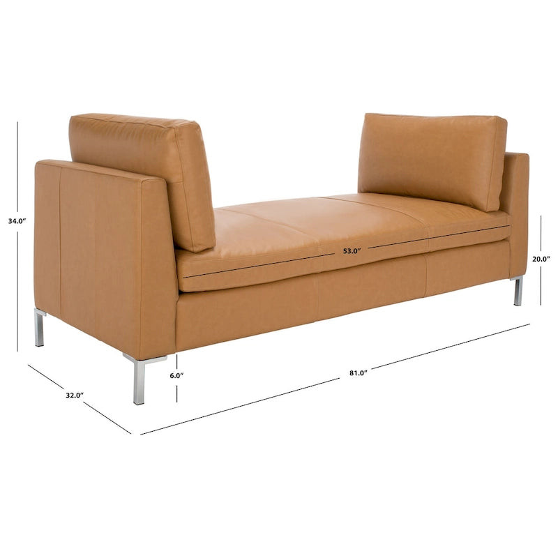 Banc en cuir