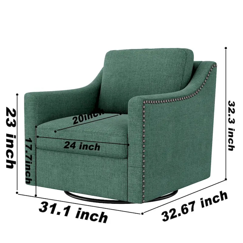 Fauteuil pivotant à 360 degrés