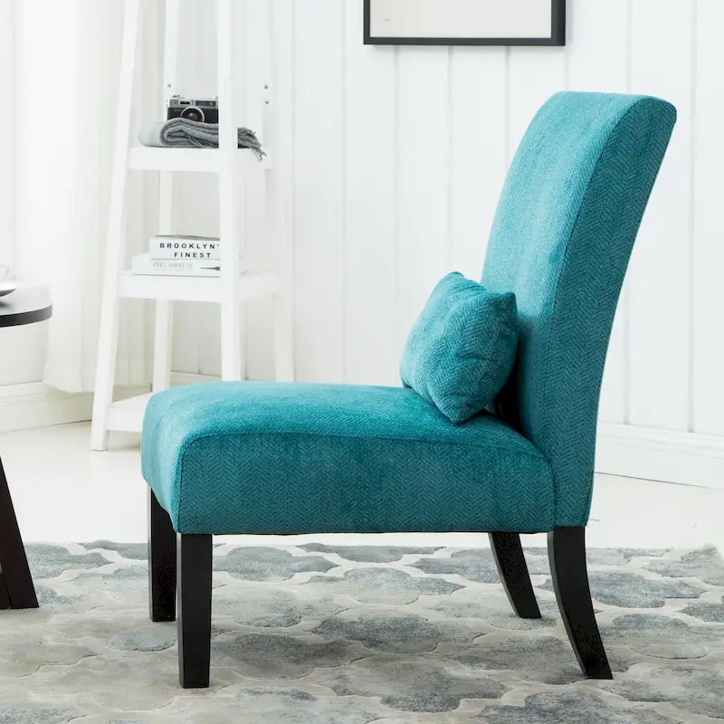 Fauteuil d'appoint sans accoudoirs avec oreiller