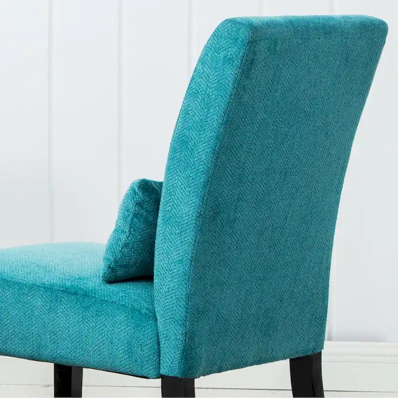 Fauteuil d'appoint sans accoudoirs avec oreiller