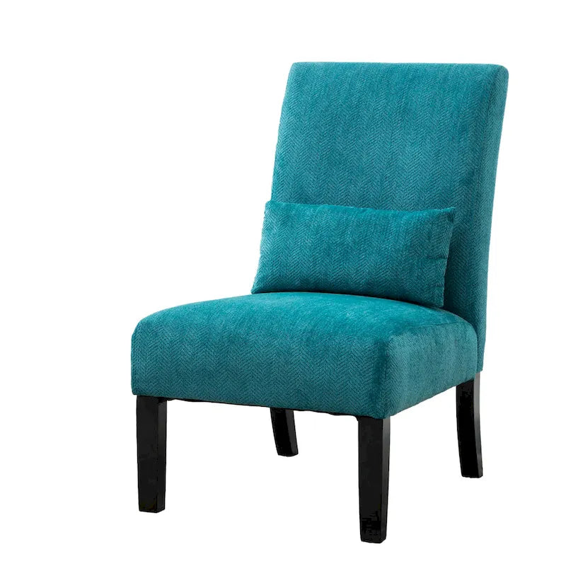 Fauteuil d'appoint sans accoudoirs avec oreiller