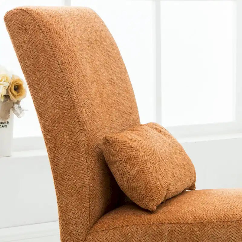 Fauteuil d'appoint sans accoudoirs avec oreiller
