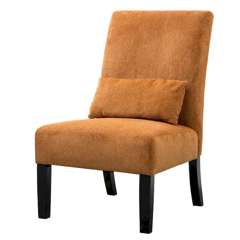 Fauteuil d'appoint sans accoudoirs avec oreiller