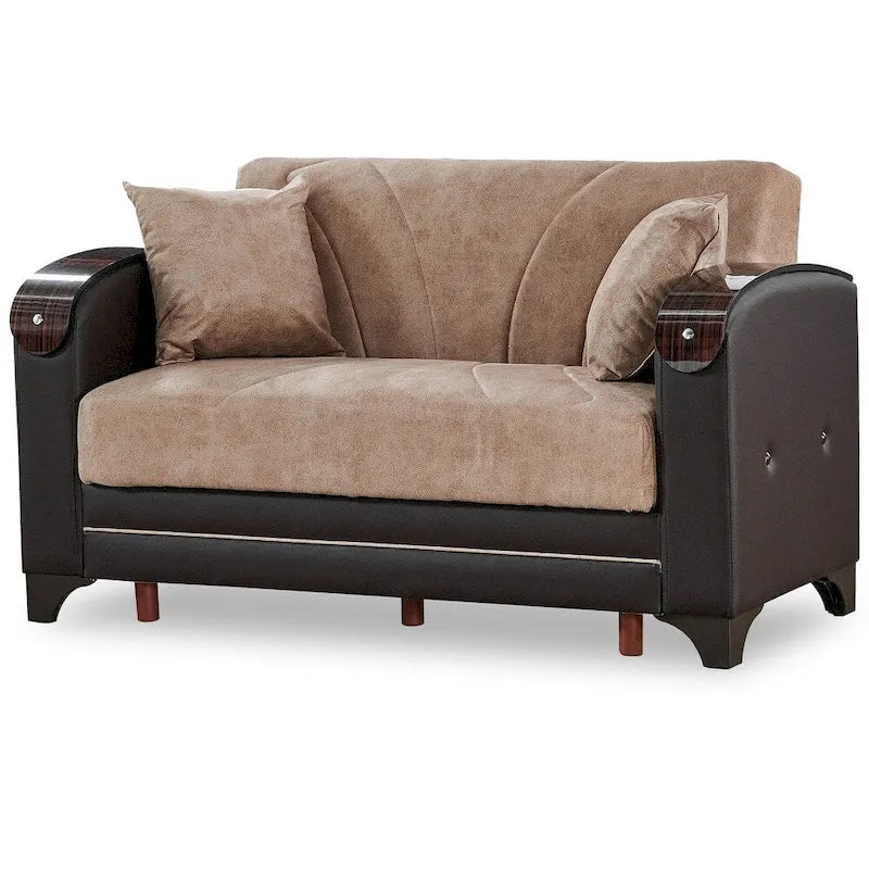 Ensemble de salon moderne 3 pièces comprenant un canapé, une causeuse et un fauteuil
