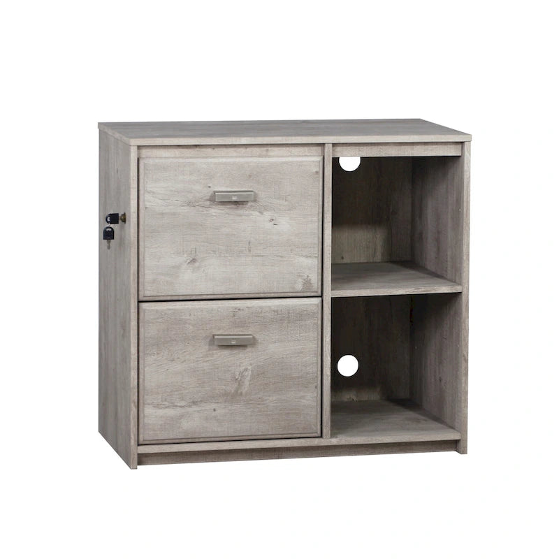 Meuble de classement double épaisseur de style rustique