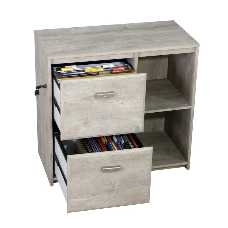 Meuble de classement double épaisseur de style rustique
