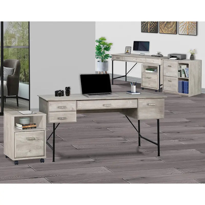 Meuble de classement double épaisseur de style rustique