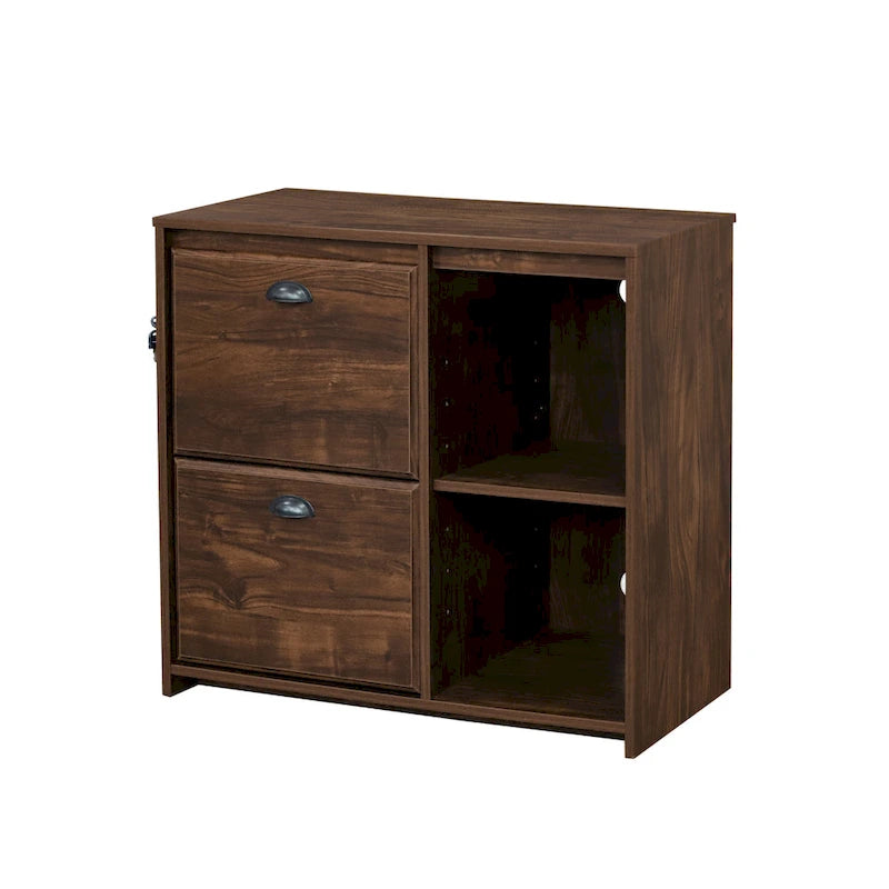 Meuble de classement double épaisseur de style rustique