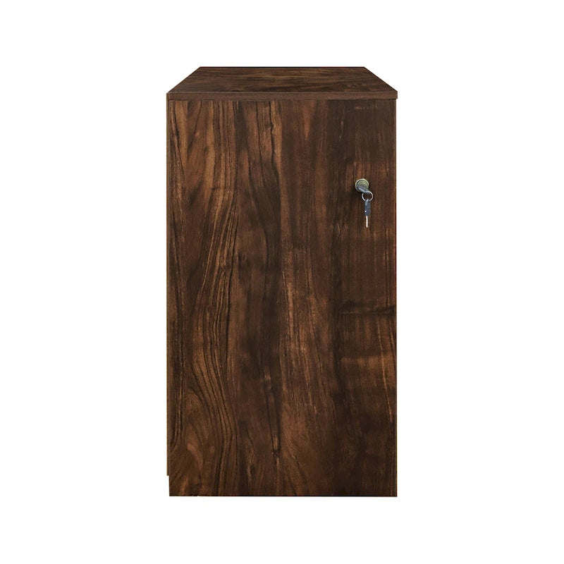 Meuble de classement double épaisseur de style rustique