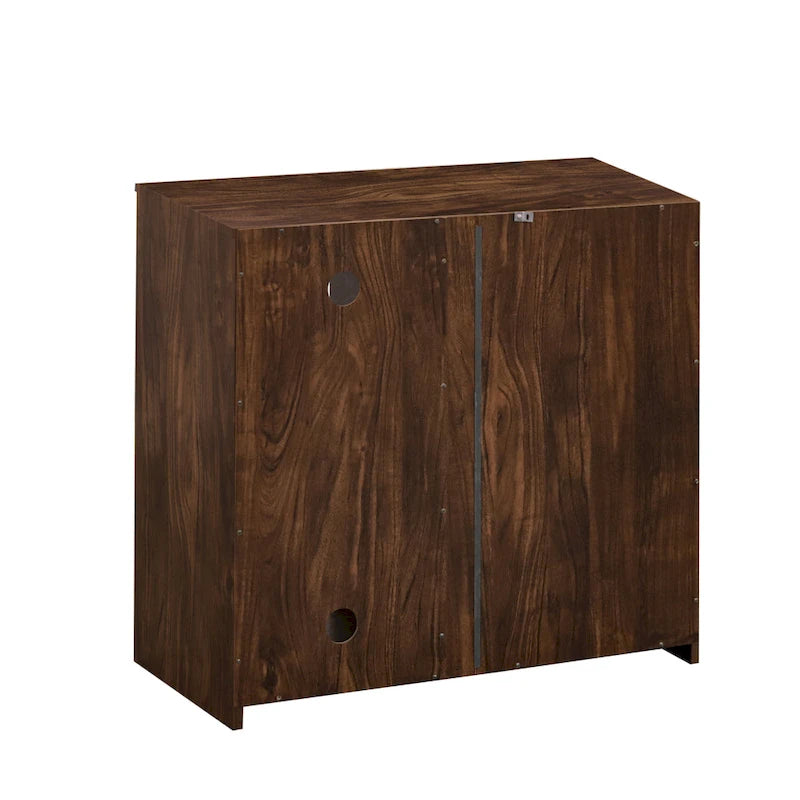 Meuble de classement double épaisseur de style rustique