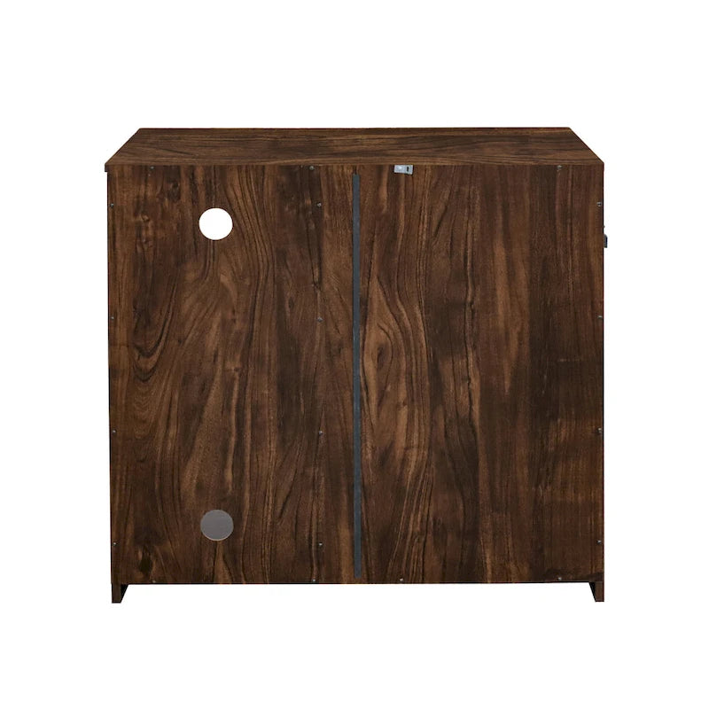 Meuble de classement double épaisseur de style rustique