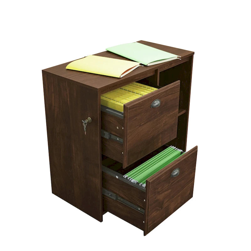 Meuble de classement double épaisseur de style rustique