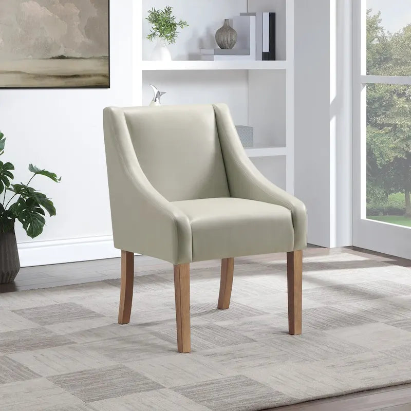 Chaise de salle à manger capitonnée