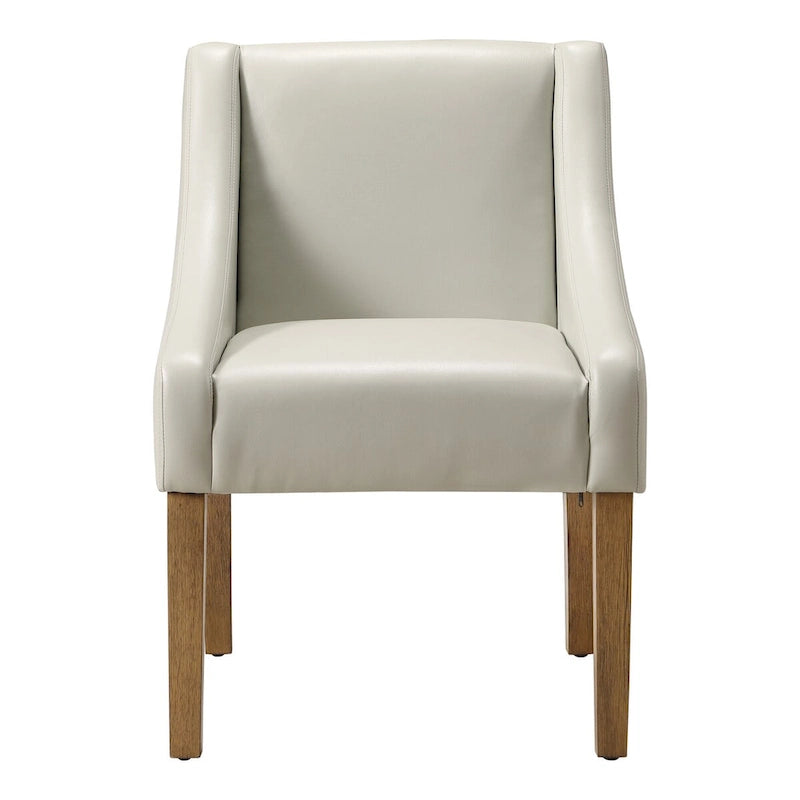 Chaise de salle à manger capitonnée