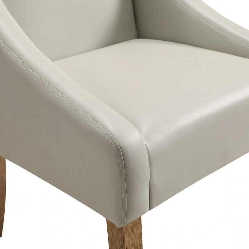 Chaise de salle à manger capitonnée